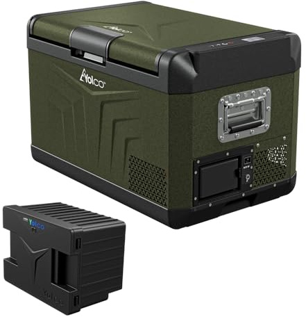 Yolco GCX37 Green Kompressorkühlbox mit modulare Batterie Yopower SC4B
