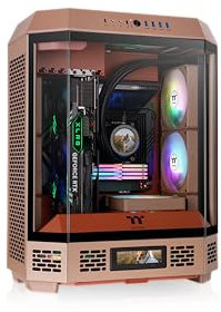Thermaltake Tower 600 Gravel Sand Mid Tower; 2x140mm CT Fans Included; 420mm Radiator Support; 400mm GPU Clearance; Hidden Connector Support; Rotatable PCIe Slots; CA-1Z1-00MGWN-00