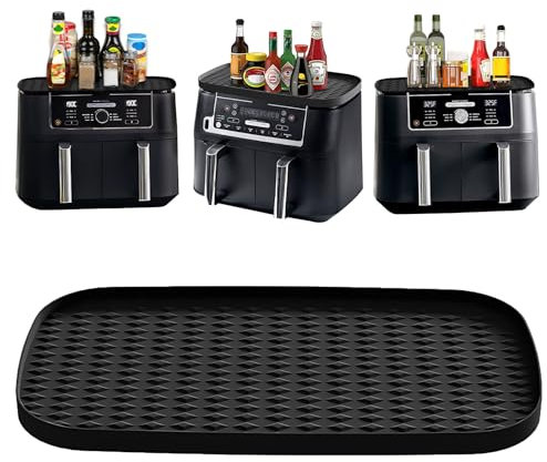 Zubehör für Ninja AF400EU & AF451EU & DZ401 Heißluftfritteuse, Multifunktionales Aufbewahrungsregal aus Silikon Silikonpad, Staubdicht und Leicht zu Reinigen