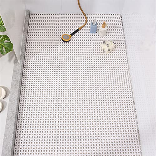 YJYJY 12 Pack Interlocking Floor Mat Restaurant Kitchen Mat with Drain Holes for Floor Anti Fatigue Bar Mat Door Mat Non