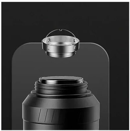 YBNSXP Large Capacity 2L Water Bottle Glass Bottle with Removable Straw, High Borosilicate Glass Water Bottle with Carry Handle for Gym(1.5L,Filter)
