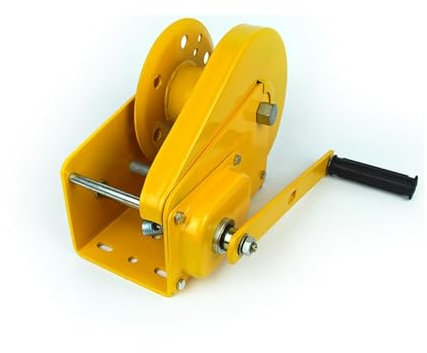 NGIRJKKLL Hand Winch, Hand Tool Lifting Sling Polyester Strap Wire Rope Hand Manual Crank Winch For Boat for Trailer, Boat or ATV Towing