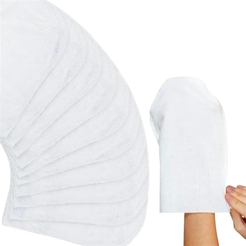 S & S PRODUCTS Disposable Body Wipes – Glove-Shaped Bathing Wipes for Adults & Elderly 25 Pieces Large, Soft, No-Rinse Cleansing Wipes for Travel, Hospital, Camping, Care & Bedridden Use
