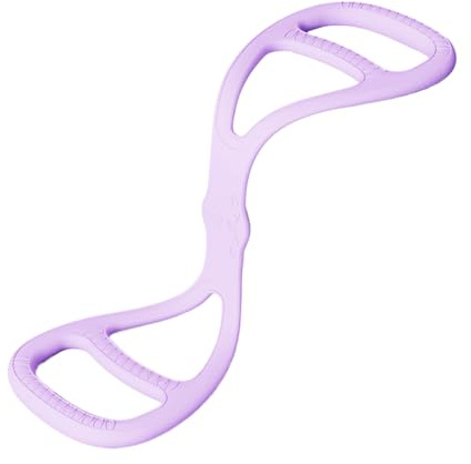 Banda de resistencia de 8 formas para brazos, cuerda de entrenamiento de espalda de silicona para yoga, cuerda de entrenamiento ergonómica para familia, marido, jóvenes, niños, mujeres, adolescentes y