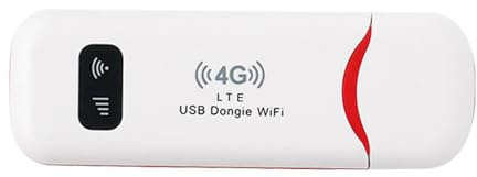 Router WiFi 4G LTE - Adaptador de red USB inalámbrico de 96 x 33 x 12 mm | Módem WiFi cómodo y estable, dispositivo móvil de Internet con función de compartir, conexión a Internet portátil para el