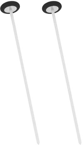 WESIEVYA Martello Neurologico Portatile in Plastica Resistente, Set da 2 Pezzi Manico lungo Ergonomico per Esami Clinici e Test Neurologici, Forniture Mediche per Ospedali, Cliniche