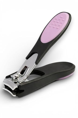 Dream Cut Nail Clipper, Toenail Clippers, Chrome Plated, Stainless Steel, Sharp, Sturdy, Comfort Grip, Nail Catcher, for Men and Women, Nail Cutter, Trimmer