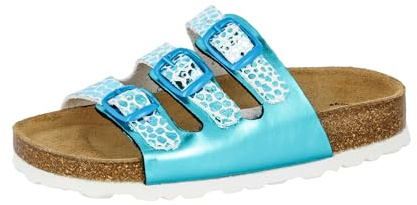 Lico BIOLINE TRENDY Flicka Låga inneskor, Turkos/vit, 32 EU