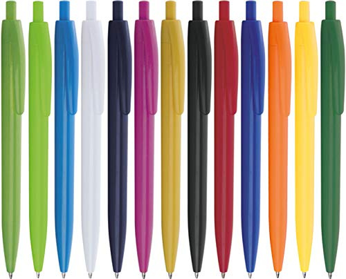 STAMPATEK Penne Personalizzate Personalizzabili Modello OBA con Stampa con il tuo Logo Nome o Slogan Gadget Promozionali 500 Pezzi con Stampa a Colori