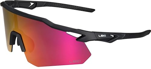 LEKI Unisex Falcon Skibrille, black-rainbow, ONESIZE