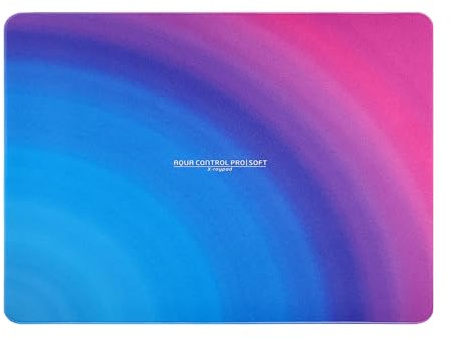 X-raypad Aqua Control Pro Gaming Mouse Pads – AC PRO SOFT/XSOFT, Follows the Surface of AC+, Consistent Horizontal and Vertical Sliding, Turn Around Easily (AC pro soft Neon, 360 * 300 * 4mm)