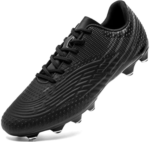 DimaiGlobal Botas de Fútbol Hombre Zapatos de Fútbol con Tacos Altos para Césped Natural e Indoor Antideslizantes para Entrenamiento y Fútbol Sala Zapatillas de Fútbol