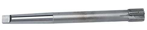 Zerodis Reibahle aus Wolframstahl, 22 Mm Klingendurchmesser, 6 Klingen, Reibahle aus Hartmetall mit Konischem Schaft für Präzises Metallschneiden bei der Bearbeitung von Legiertem Stahl und Edelstahl