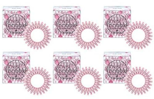 Invisibobble Original Haargummi, Rose Muse, 3er Pack (3 x 6 Stück)