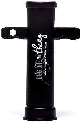 BUG BITE THING Suction Tool - Bug Bites and Bee/Wasp Stings, Natural Insect Bite Relief, Black