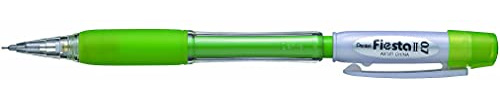 Pentel Fiesta II AX127W Druckbleistift, 0,7 mm, hellgrün/perlweiß, 12 Stück