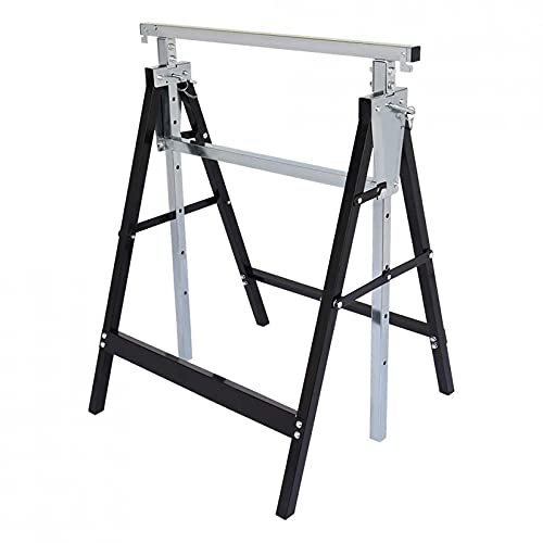 RONGJJ 2 X Caballete De Construcción Telescópico Banco De Trabajo Plegable Banco De Trabajo Portátil Carpintero Sierra Plegable Herramientas para Caballos