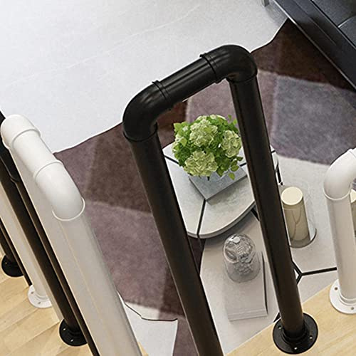 SGYSDSL Outdoor Stair Railing U Type Handrail Exterior Support Bar Garden Terrace Decking Railings-3 Step