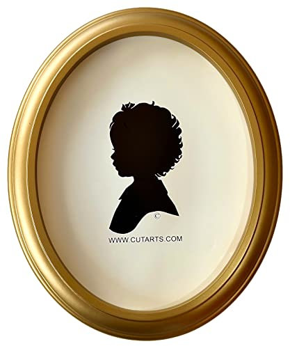 CUT ARTS 20,3 x 25,4 cm, Gold, ovaler Bilderrahmen