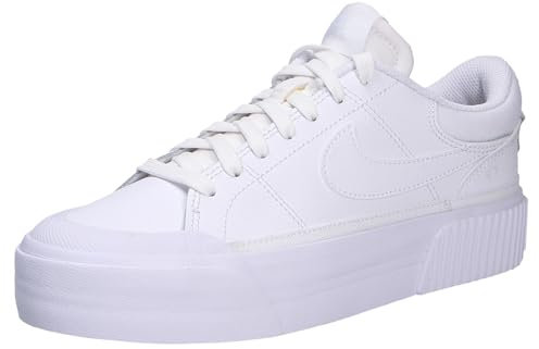 NIKE Wmns Court Legacy Lift, Sneaker Mujer, Blanco, 39 EU