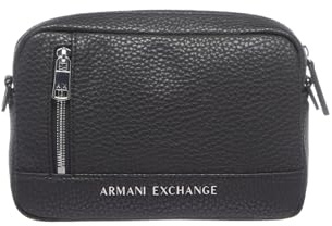 Armani Exchange Men's Essential, Capri, Adjustable strap Camera case, Black