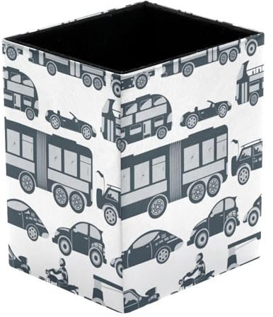 VAPOKF Stiftehalter für Schreibtisch, Bus, Auto, Motorrad, Taxi, Drucke, Stiftehalter, Stiftehalter, Make-up-Pinsel, Aufbewahrung, Schreibtisch, Schreibwaren, Organizer für Home Office