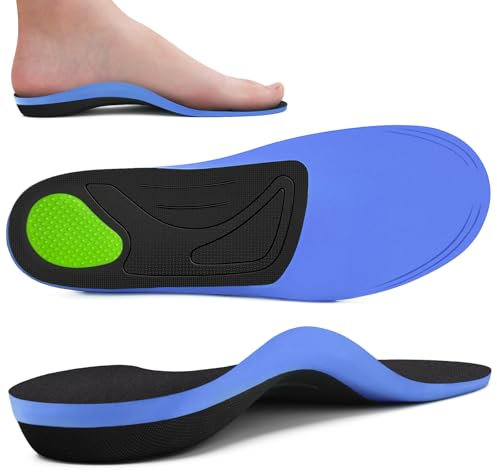 Orthotic Insole,Arch Support for Insole,Plantar Fasciitis Insole,Trimable Size,for Over Pronation,Metatarsalgia,Flat Feet,Heel Pain, Insoles for Men and Women (XL(UK M'S10.5-12,EU M'S44-47))