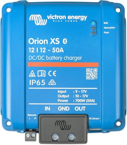 Victron Energy Orion XS Cargador de Batería CC-CC 12/12-Voltios 50 Amperios