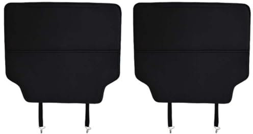 2 Stück Auto Rücksitz Anti Kick Pad für VW Taigo Touran Tiguan CC Beetle Passat Jetta B6 B7 B8, Wasserdicht Leder Rückenlehne Anti-Kick Pads Autositz RüCkenschutz Mit Taschen Sitzschutz Autositzschutz