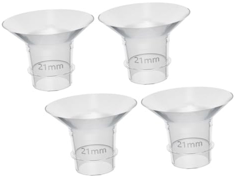 WATIIFUFU 4stücke Teilige Ersatz-flanscheinsätze Für Milchpumpen Silikon-flanscheinsätze Kleine Flanscheinsätze Für Ersatzteile Für Tragbare Und Elektrische Milchpumpen