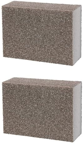 cycllingcolors 2x Spugne abrasive spugnette Quattro Lati per Legno Cucina fai da te, grane 150