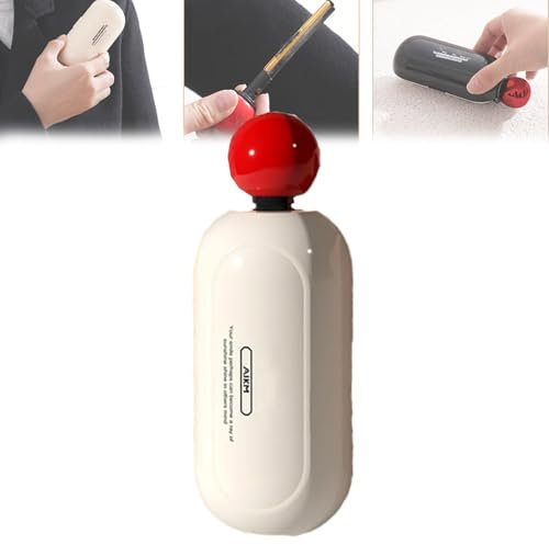 Eptchn Handyroller, Handy Roller, Reusable Sticky Roller, Eptchn Handy Roller Lint, 2 in 1 Eptchn Lint Roller, Dustproof Washable Lint Remover, Enjoy Portable Lint Roller for Clothes (1pcs-White)