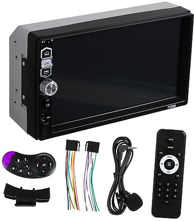 Vaguelly Autoradio Touchscreen con Connessione Wireless Altoparlante Audio Ricevitore Fm Supporta Musica e Chiamate Display Touch per Controllo Facile