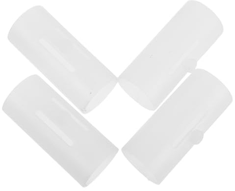 OFFIGAM 4 Pezzi Inserti Antiscivolo in Plastica per Staffa Doccia Rotonda 25mm Compatibilità Protezione da Danni Accessorio Bagno per Riparazione