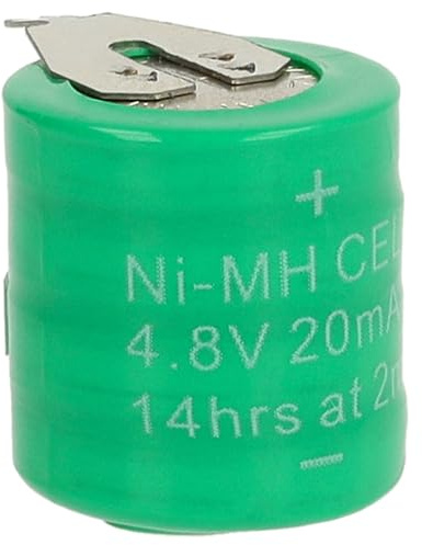 vhbw NiMH Ersatz Knopfzellen-Akku (20 mAh, 4,8 V, NiMH)