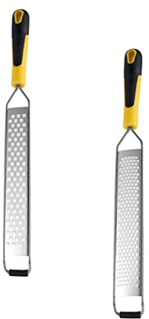 YARNOW 2pièces Râpe à Fromage Et Citron Manuelle Pour Fruits Et Légumes Métal Lot De Ustensiles De Cuisine