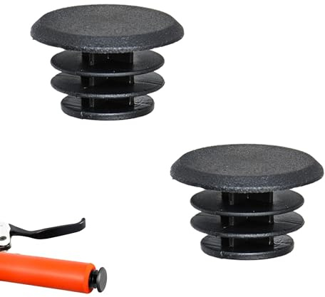 SIYUPU 2 Pcs Safety Bicycle Handlebar Covers – Locking Plastic End Plugs with Grip for Enhanced Cycling Safety