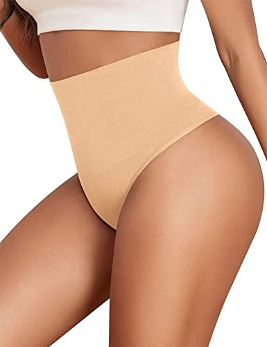 Ronronner Braguitas Faja，Faja Tanga Invisible，Tanga Faja Mujer，Transpirable y Cómodo, Control Barriga Vientre para Body Shaper Braga Levanta Glúteos Postparto Shapewear
