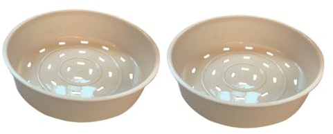 HOMSFOU 2piezas Accesorios de Plástico Cestas de Vapor para Alimentos Vaporeras Domésticas Rejilla Vaporera para Cocina