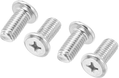 PATIKIL Flachkopfschrauben Punde Kopf Phillips Schrauben, 4 Stück Senkkopfschrauben M10-1,5 x 20 mm Maschinenschrauben 304 Edelstahl 18-8 Vollgewinde Gewindeschrauben für Reparatur Silber