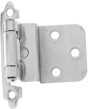 SOLUSTRE Cerniera Per Porte Con Chiusura Automatica Cerniera Molla Per Armadi e Finestre Meccanismo Molla Integrato Per Chiusura Sicura e Veloce Finitura Elegante Per Interni Residenziali e