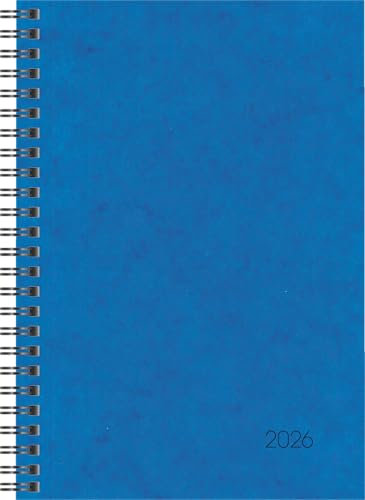 BRUNNEN Buchkalender Mod. 796 2026 | A5, Karton, blau
