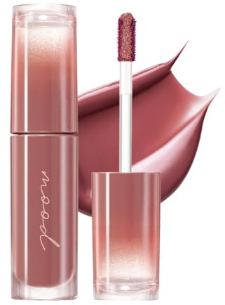 Peripera Ink Mood Glowy Tint | Lip-Plumping, Naturally Moisturizing, Lightweight, Glow-Boosting, Long-Lasting, Comfortable, Non-Sticky, Mask Friendly, No White Film (033 ROSY WISH)