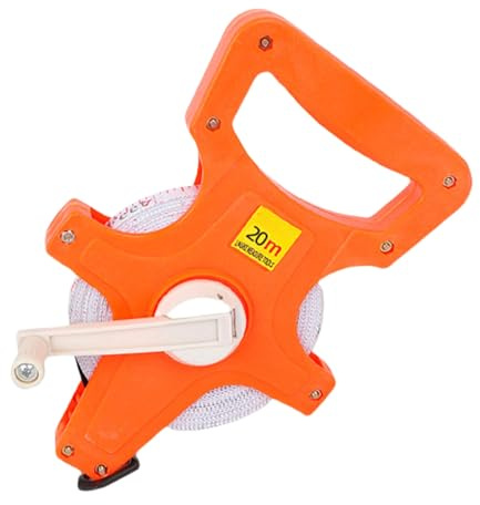 DOUDINGMAO PVC-Maßband, offene Spule, Maßband für genaue Messungen von 20 m, 30 m, 50 m, 100 m, Fiberglas-Maßband