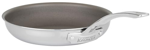 Viking PureGlide Pro 3-Ply Nonstick 10 Inch Frying Pan,Titanium Interior, Oven and Broiler Safe, Induction Ready