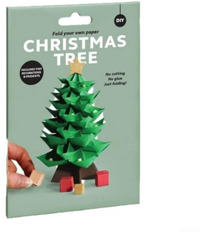 Weihnachtliches Origami-Set zum Selbermachen, 3D-Krippen-Basteln mit stabilem Karton und benutzerfreundlicher Anleitung für alle Altersgruppen