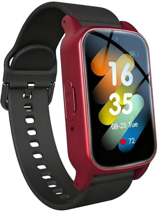 AMQYDT Montre connectée pour Seniors avec détection de Chute, Alarme de Chute, GPS, étanche, Appel vidéo HD, Alarme SOS, Suivi de santé, appels vidéo HD 4G, pour Les Parents et Les Seniors.