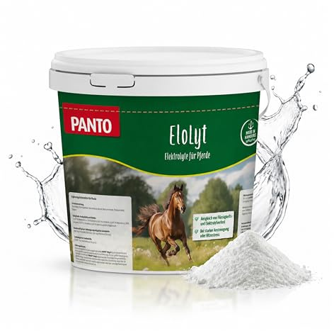 PANTO EloLyt 5 kg – Elektrolyt-Mineralstoffmix für Pferde, wasserlöslich | Wasserlösliches Pulver mit Vitaminen – gleicht Elektrolytverluste bei Flüssigkeitsverlust aus, zur Regeneration