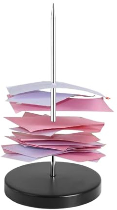 Pincho Para Notas En Aleación De Cromo 14cm | Soporte De Tickets Para Restaurante Ys Cocina | Portafacturas De Escritorio Y Recibos | Accesorio Duradero Para Cafetería Y Comida Para Llevar