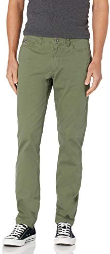 Cutter & Buck Voyager 5 Poches, Vert câpre, 3432 Pantalon de Golf, 34 W/32 L Homme